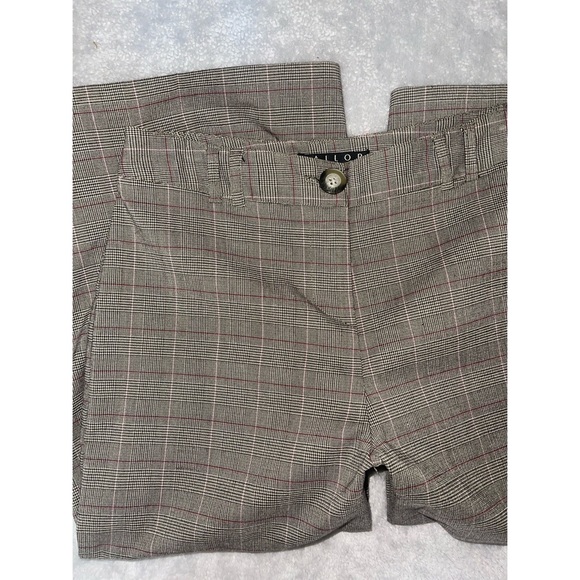 Women’s Light Green Plaid Tailor B. Moss Capri Slacks 💚 - Picture 14 of 16